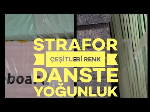 Video: Yalıtım için strafor. Özellikler, boyutlar, fiyat