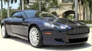 2006 Aston Martin DB9 Volante Convertible Midnight Blue Gulfstream Motorcars