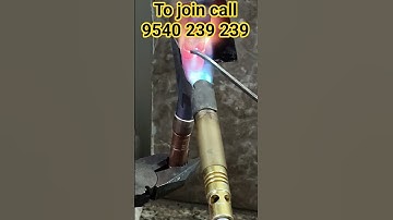 brazing practical copper tube #india_technical_institute #ac_repairing_course 9540-239-239