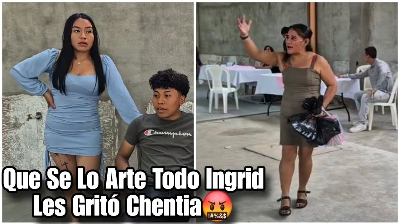 Chentia bien ɛmpvtada dejó platado al grupo/Yo no queria a esa resbalos4 de ingrid en mi fiesta dijo
