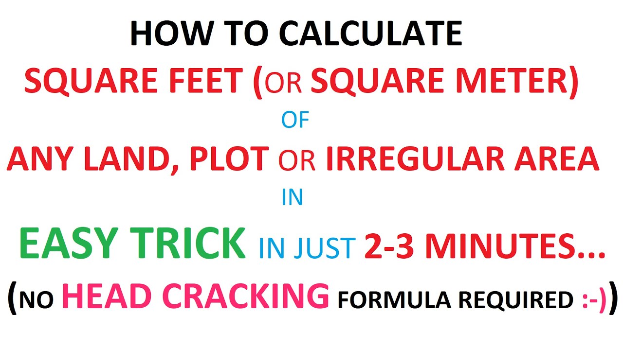 Calculate Irregular Land Area Plot Room In Easy Simplest Way In 2 3 calculate-irregular-land-area-plot-room-in-easy-simplest-way-in-2-3