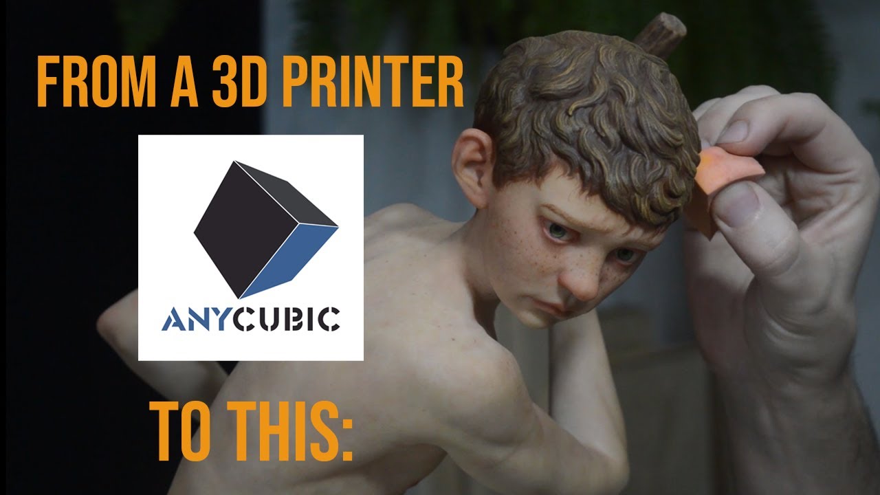 (Nomad sculpt + Zbrush + Photon Mono X) Process of making the realistic sculpture "Adrift"