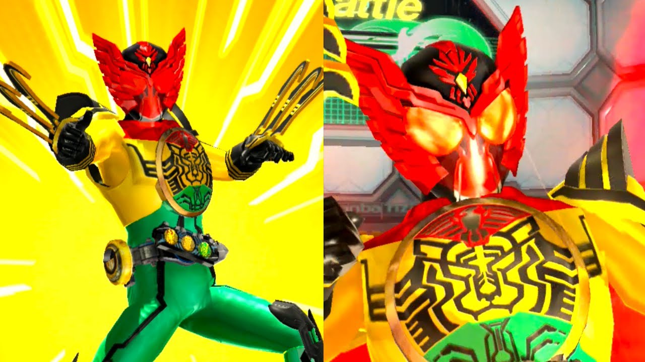 【ガンバライジング】假面ライダーオーズ スーパータトバコンボ 必殺技演出「スーパータトバキック」「トラクローソリッドラッシュ」