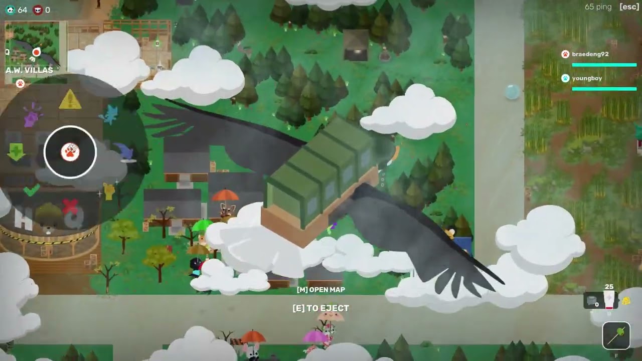 first time playing super animal royale on my pc!!! (no commentary just gameplay)