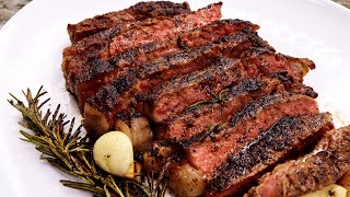Knoblauchbutter-Kräutersteak
