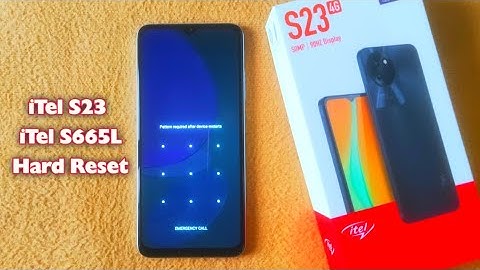 How To ITEL S23 S665L Hard Reset PIN Password Pattern Lock Remove By Volume up Down
