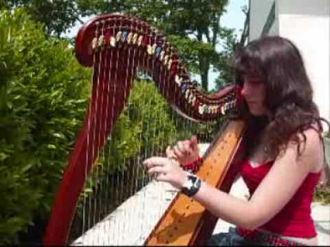 Irish ballad - Suite Irlandaise (Morrison's jig) - celtic harp / harpe  celtique 