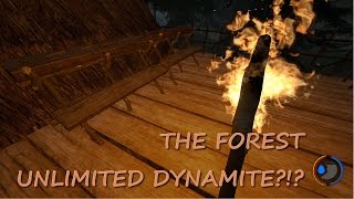 The Forest V0.53 -  UNLIMITED DYNAMITE?!?