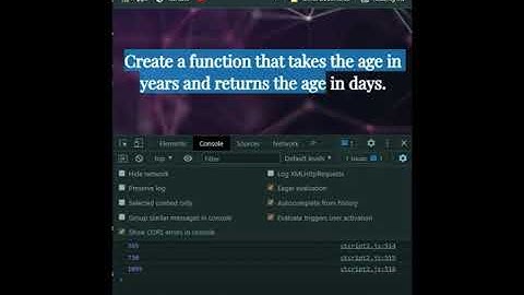 #shorts #Programming converting function calculate age in days  in javascript