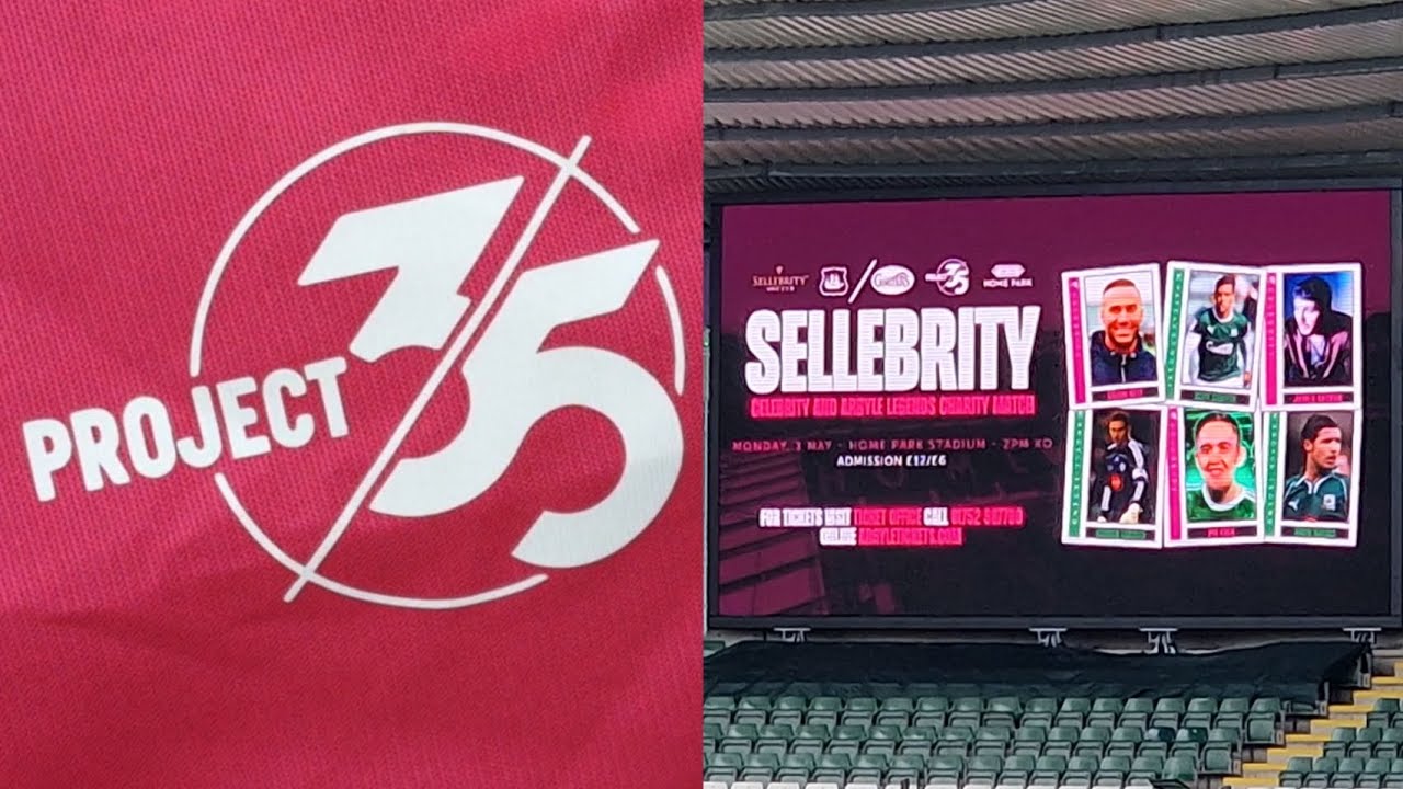 Project 35 Plymouth Argyle Sellebrity Match and Project 35 - YouTube