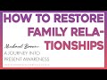 How to restore family relationships by Michael Brown