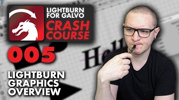 LightBurn for Galvo Graphics Tools Overview