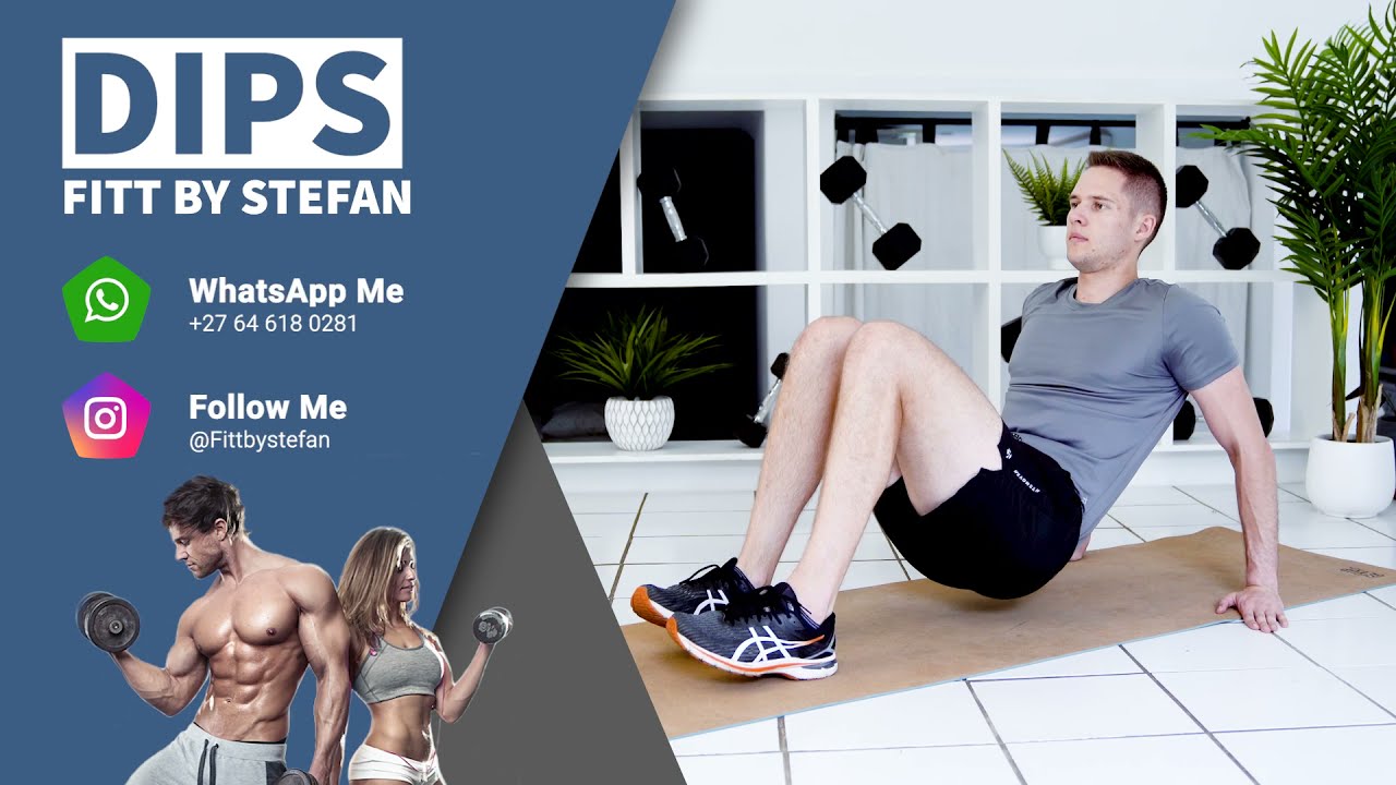 How to do Dips ( Without equipment) YouTube