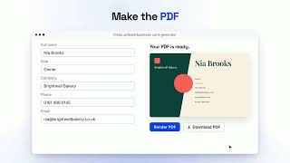 How to Make a Business Card PDF Online (No Design App Needed)