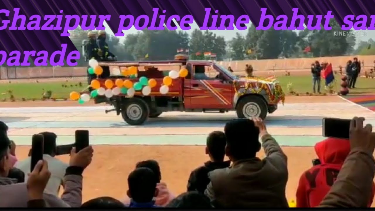 Ghazipur police line bahut sandar parade