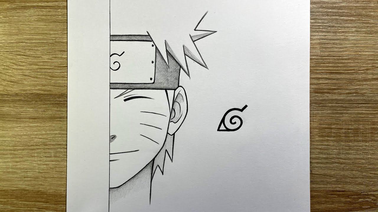 Comment dessiner Naruto facilement | etape par etape | Dessin Naruto