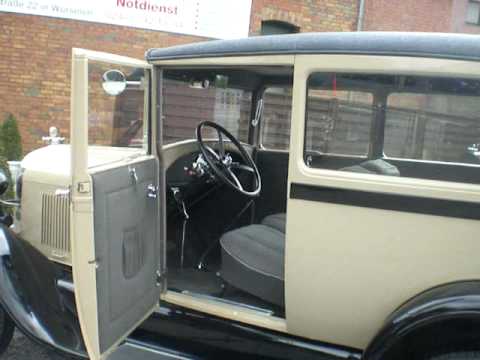 Ford Modell A Aus Baujahr 1929 Von Sky Automobile In Wurselen chen Youtube