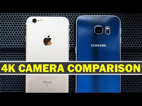 Apple Iphone 6s Vs Samsung Galaxy S6 4k Camera Comparison Youtube