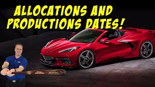 2020 Corvette MidEngine TRIM LEVELS explained. Plus allocation and production dates.