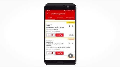 How to make an appointment with a customer using Sulekha Business App (English)