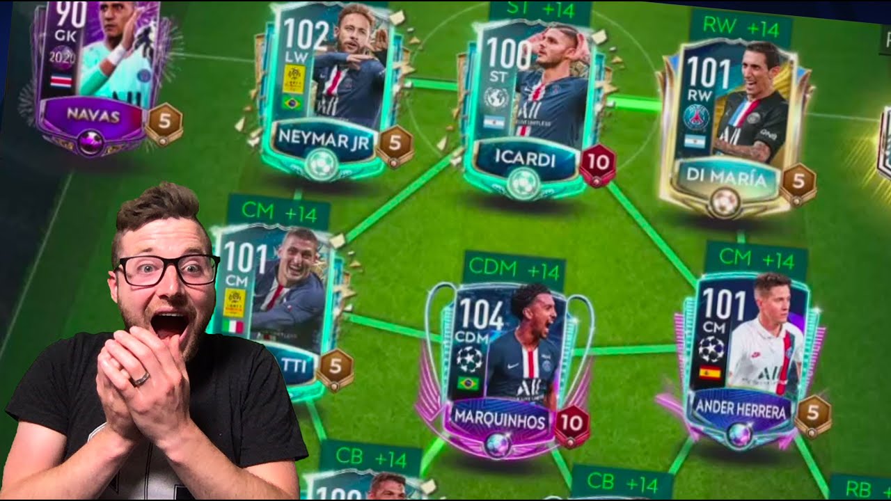 The Best FIFA Mobile 20 Themed Squads ep 6 Full PSG Special Card Squad