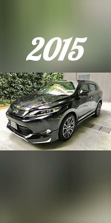 Evolution of Toyota harrier (1997~2023)#shorts #evolution #2023 #viral #2024 #toyota