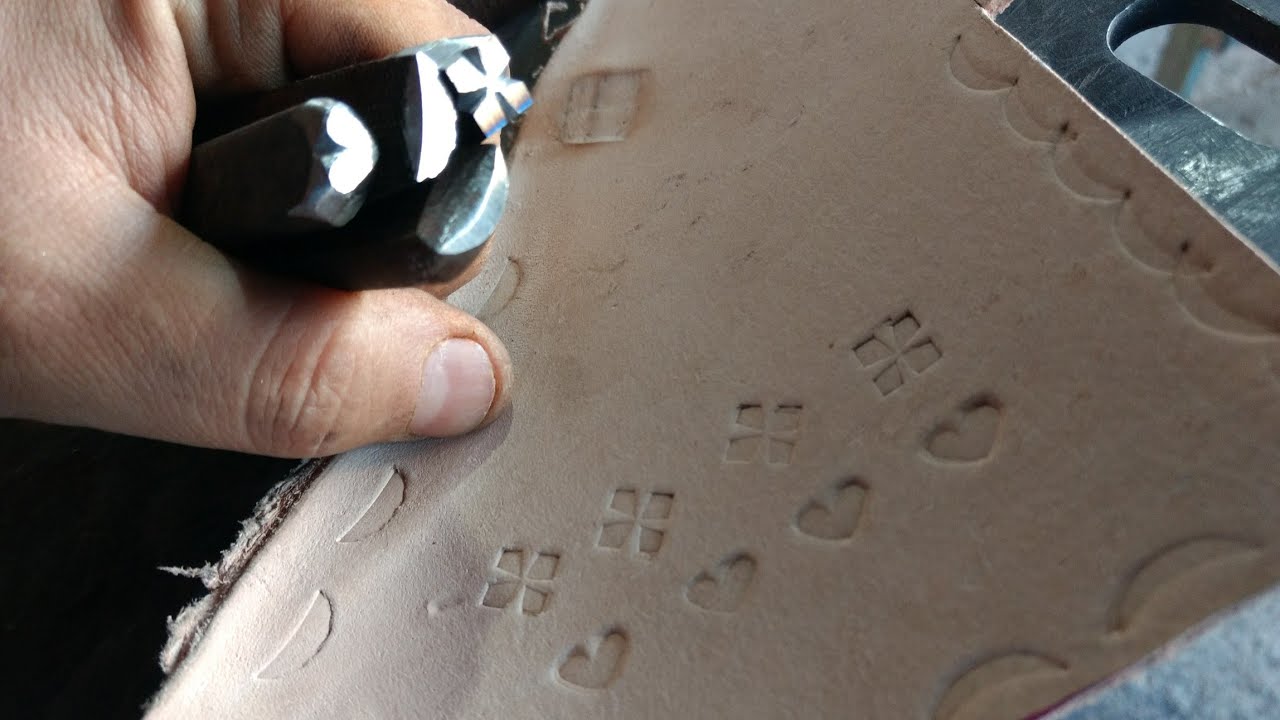 Ferramentas para bordar em couro,  como fazer