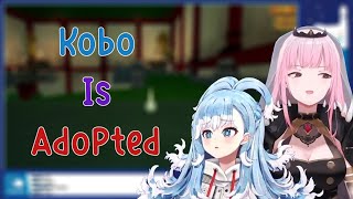 Calli told Kobo that She's Adopted.....