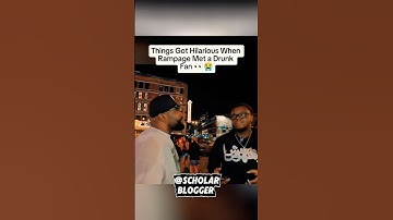 Rampage Has A Hilarious Moment With A  Fan 😂💯 #shorts #viral #funny