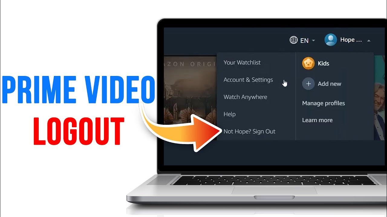 Prime Video Logout Account Logout Guide Amazon Prime