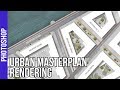 Urban Landscape Masterplan Rendering Photoshop Tutorial