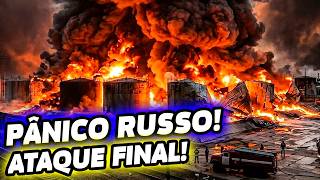 Algo monstruoso devora o hub de combustível da Rússia… a máquina de guerra começa a parar?