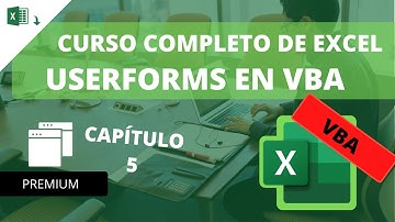 Curso Premium de Excel MACROS | 5. Crea USERFORMS con botones de navegacion | Ejercicio Descargable