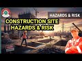 "Construction Site Hazards vs Risks | Safety Training Guide" ,#HSE TRAINING GUIDE#safetytraining..