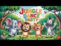 Jungle Dance Party Dancing Animals Song For Kids Fun 3D Cartoon Animation 