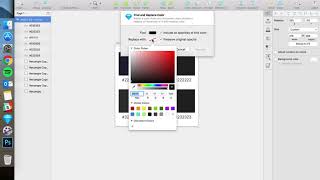 Famous Sketch 48 - No hex code inside the find and replace color tool Profile