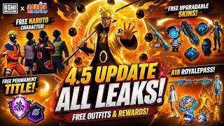 NARUTO ULTIMATE SET FULL 3D LOOK 🔥 ALL FREE NARUTO OUTFITS AND LOGIN REWARD - BGMI 4.5 UPDATE screenshot 5