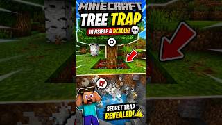 Minecraft Tree Trap Logic 😱💥 Secret TNT Trap Revealed! #minecraft