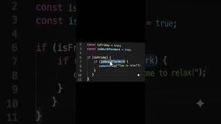 Nested if statement in JavaScript #frontend #viral #javascript #programming #css #shortsfeed #coding