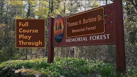 Burbine Forest Disc Golf Course: Full Round (4k)