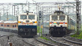 Dangerous Railway Curves in Monsoon : 130 kmph Diesel Vs Electric trains ft. Fastest Diesel trains