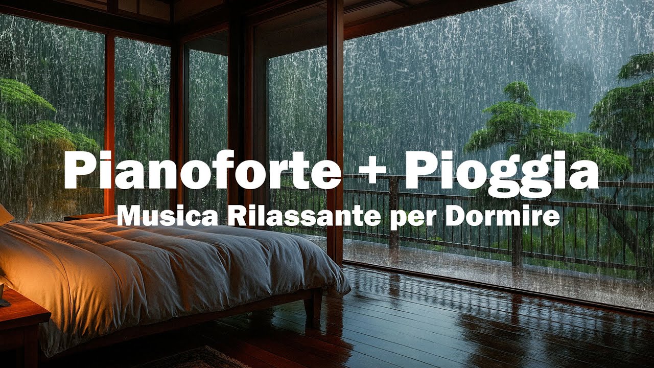 Musica Rilassante per Dormire – Piano e Pioggia per Sonno Profondo ...