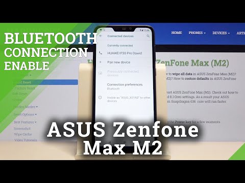 How to Use Bluetooth Connection on ASUS Zenfone Max M2 - Connect Devices