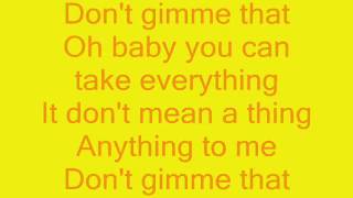 BossHoss - Don&#39;t gimme that (official) lyrics