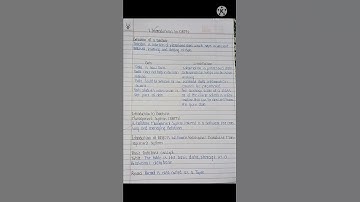 CLASS 11TH IT 2. INTRODUCTION TO DBMS SHORT NOTES