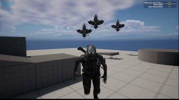 Janky Infiltrator Combat against Drones - Weekend Side Scroller | #UE5 Devlog #18