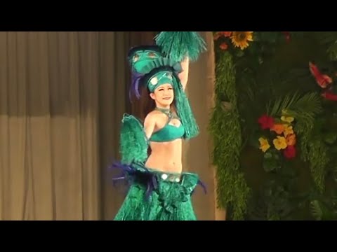 '20 タヒチアンダンス Tahitian Dance マイレ瑠莉さん  ソロ オテア Ote'a Mau Atiti フラガール スパリゾートハワイアンズダンシングチーム Hula Girl