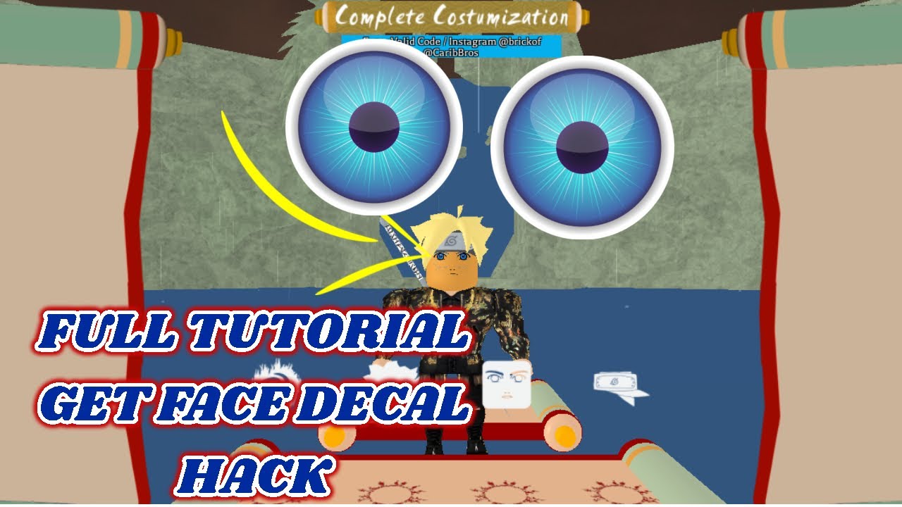 Roblox Naruto Face Decal