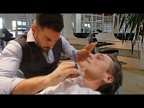 💈Super Smooth Shave, Threading & Nose Waxing With The Brazilian Barber of  Seville! 