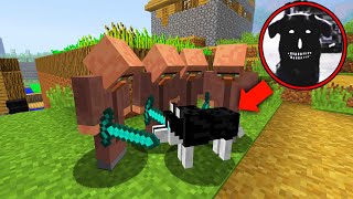 This dog wouldn’t leave this spot, then we discovered the reason why.. (Minecraft)